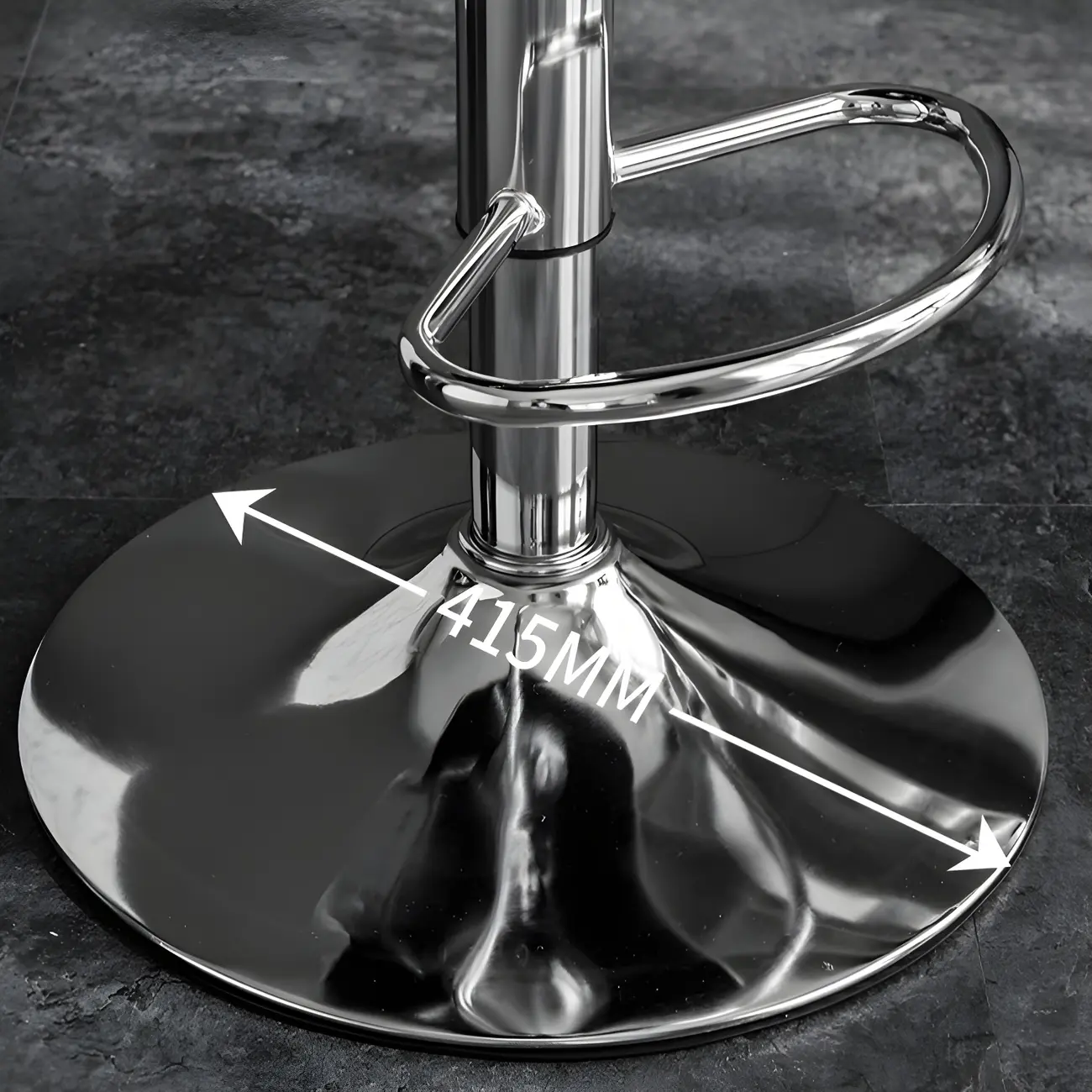 Glam Adjustable Leather Swivel Bar Stools with Backrest for Home Image - 17 | homeyfad