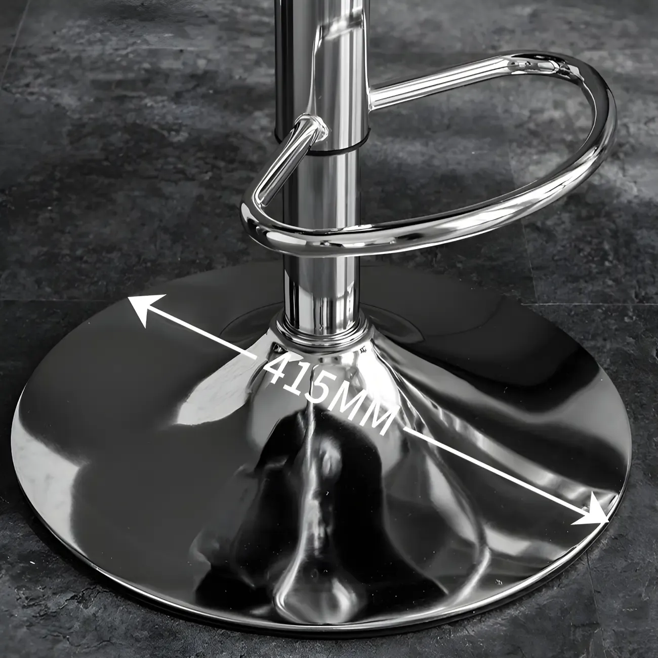 Glam Adjustable Leather Swivel Bar Stools with Backrest for Home Image - 17