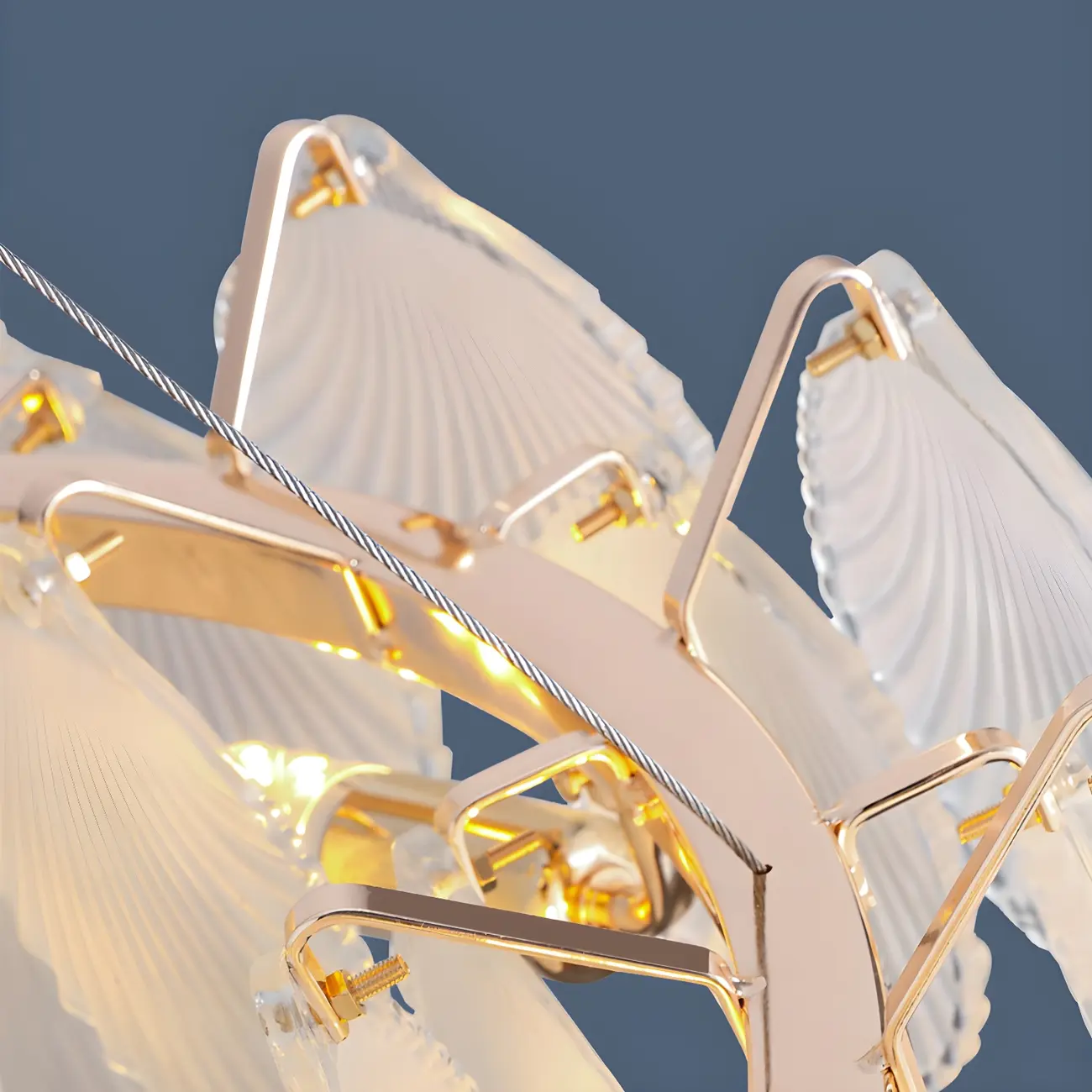 Elegant Modern Geometric LED Pendant Light Image - 6 | homeyfad