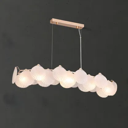 Elegant Modern Geometric LED Pendant Light Image - 8