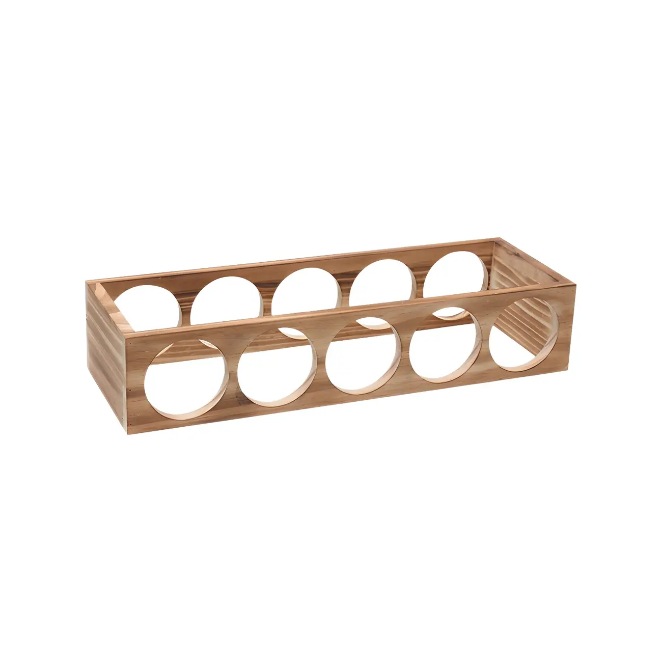 Natural Wooden Stackable Wine Rack Tabletop Wine Holder | homeyfad