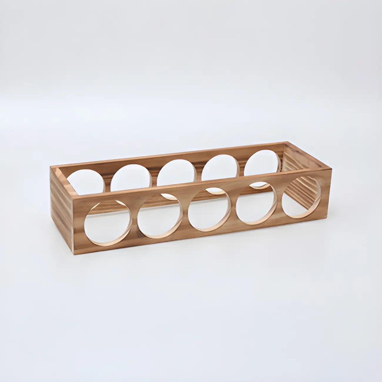 Natural Wooden Stackable Wine Rack Tabletop Wine Holder | homeyfad
