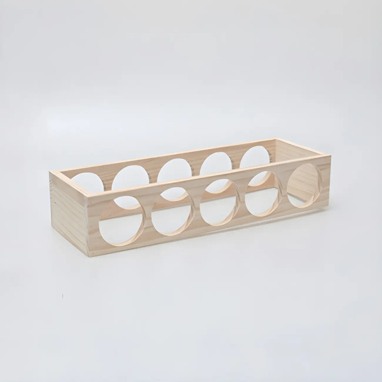 Natural Wooden Stackable Wine Rack Tabletop Wine Holder | homeyfad