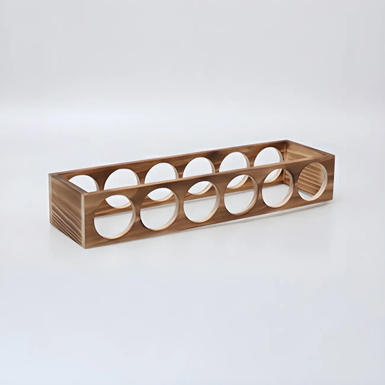 Natural Wooden Stackable Wine Rack Tabletop Wine Holder | homeyfad