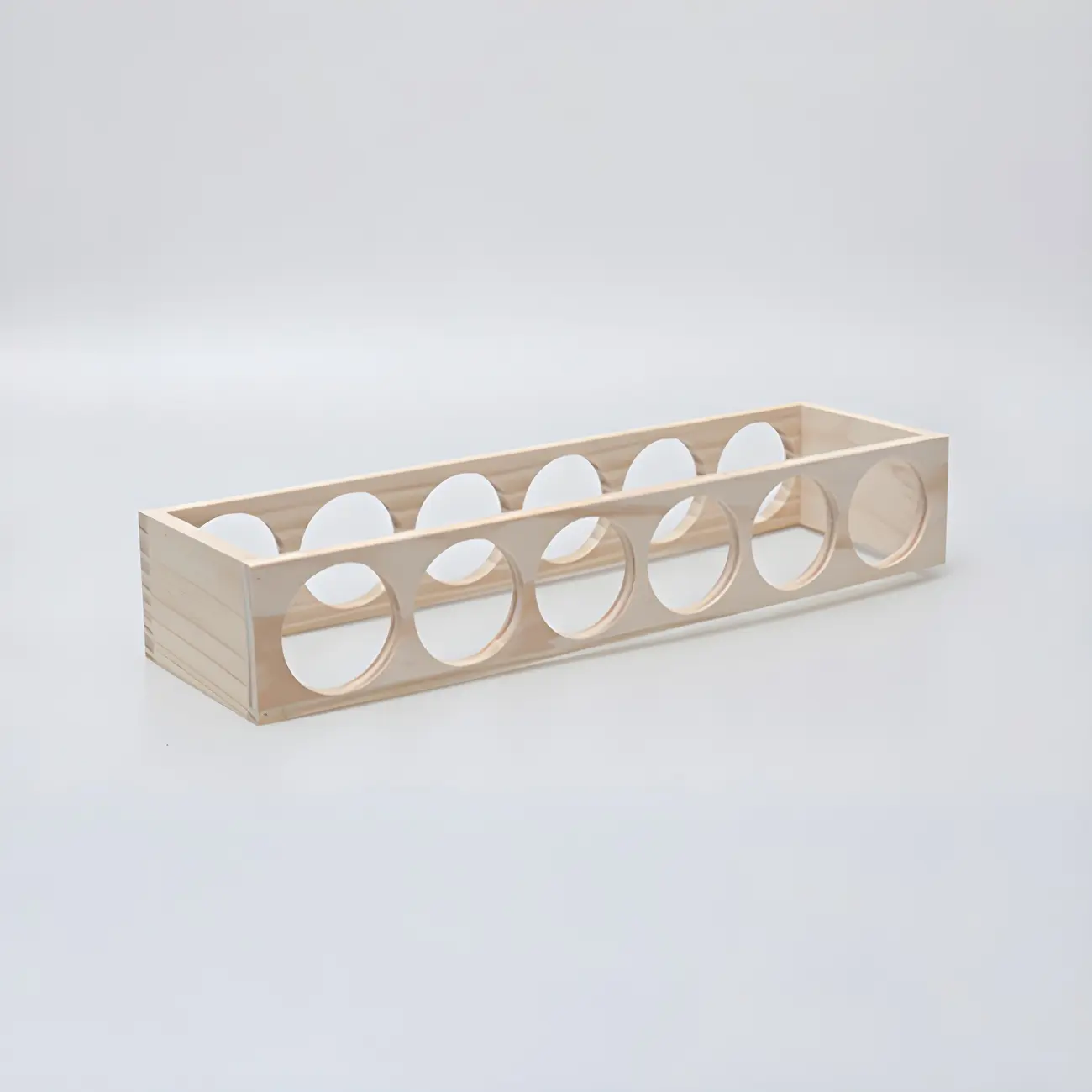 Natural Wooden Stackable Wine Rack Tabletop Wine Holder | homeyfad