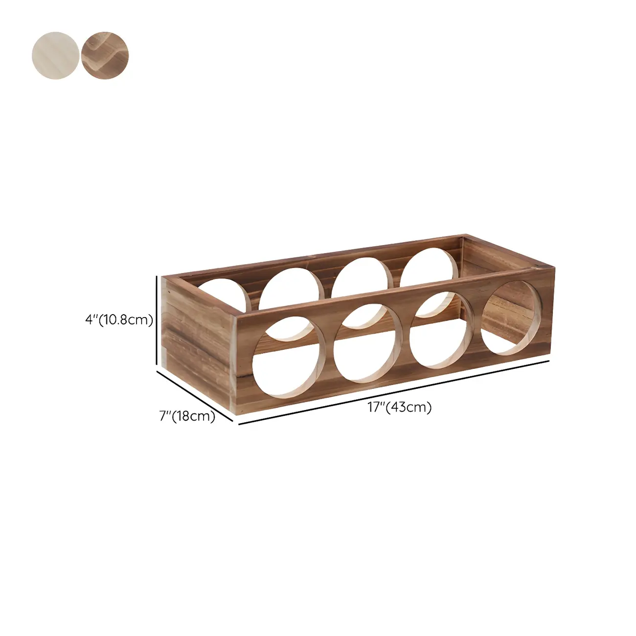 Natural Wooden Stackable Wine Rack Tabletop Wine Holder | homeyfad