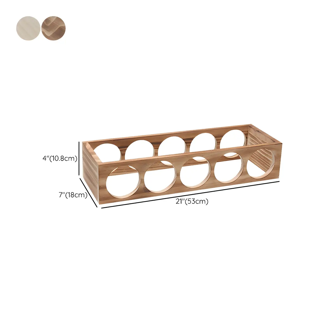 Natural Wooden Stackable Wine Rack Tabletop Wine Holder | homeyfad