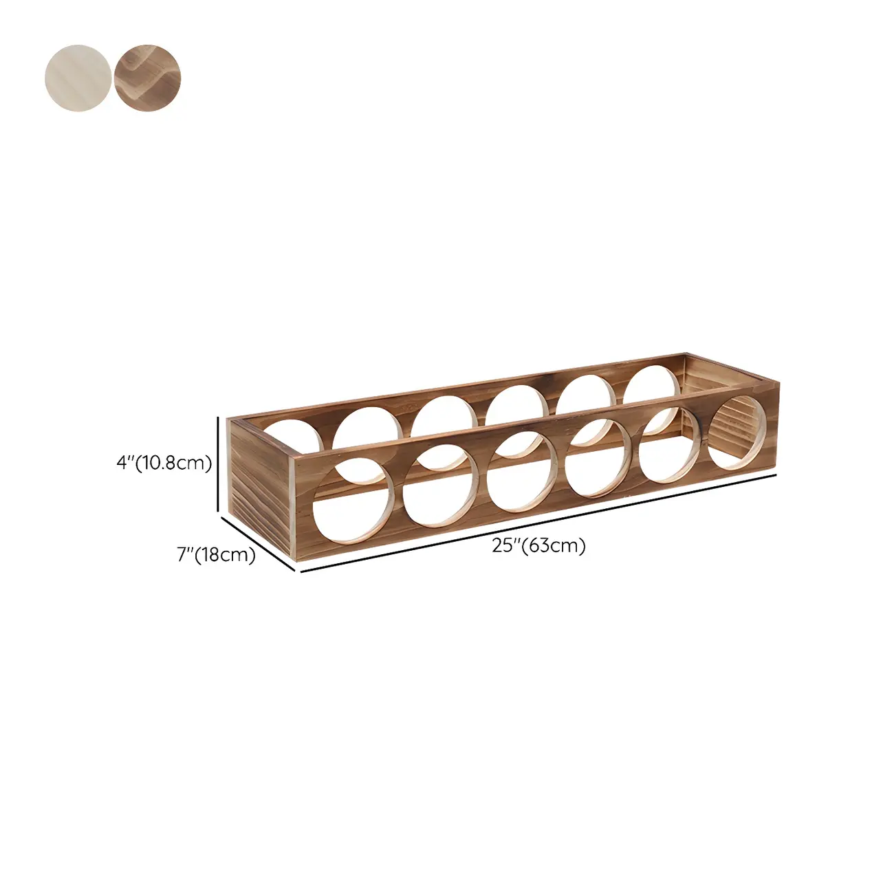 Natural Wooden Stackable Wine Rack Tabletop Wine Holder | homeyfad