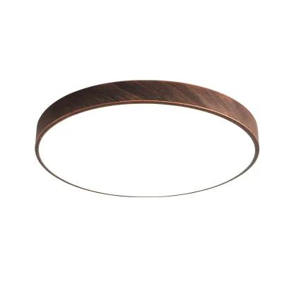 Rust Modern LED Flush Mount Ceiling Light for Home Image - 5
