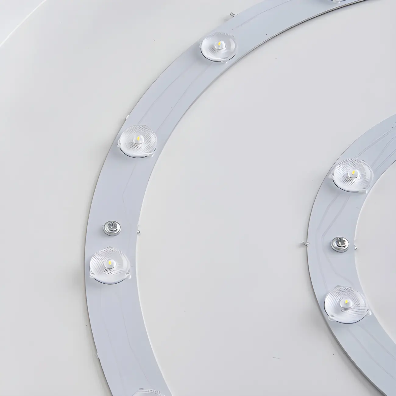 Minimalist Round Rust LED Dimmable Flush Ceiling Light Image - 7 | homeyfad