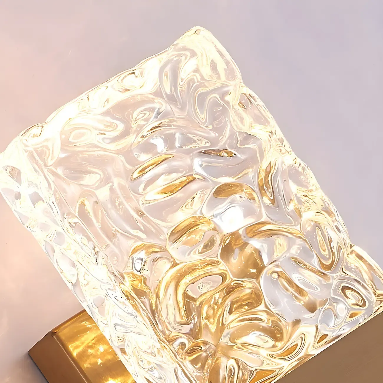 Glam Vanity Wall Light with Crystal Shades for Bathroom Image - 13