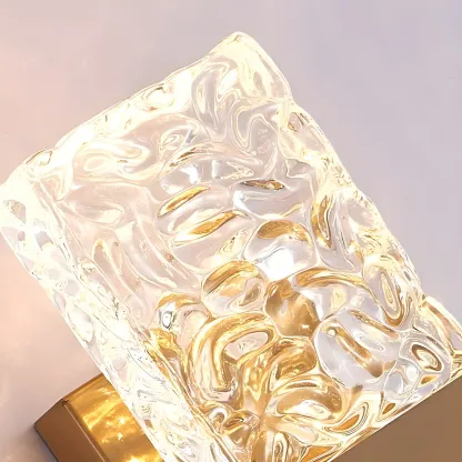 Glam Vanity Wall Light with Crystal Shades for Bathroom Image - 13