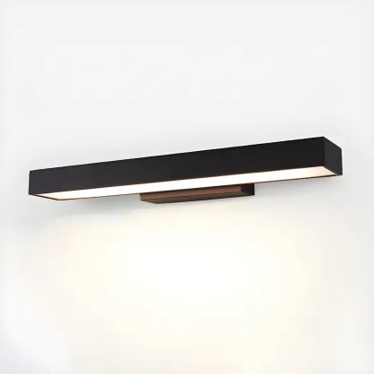 Modern Black Geometric Outdoor Wall Sconce Image - 10