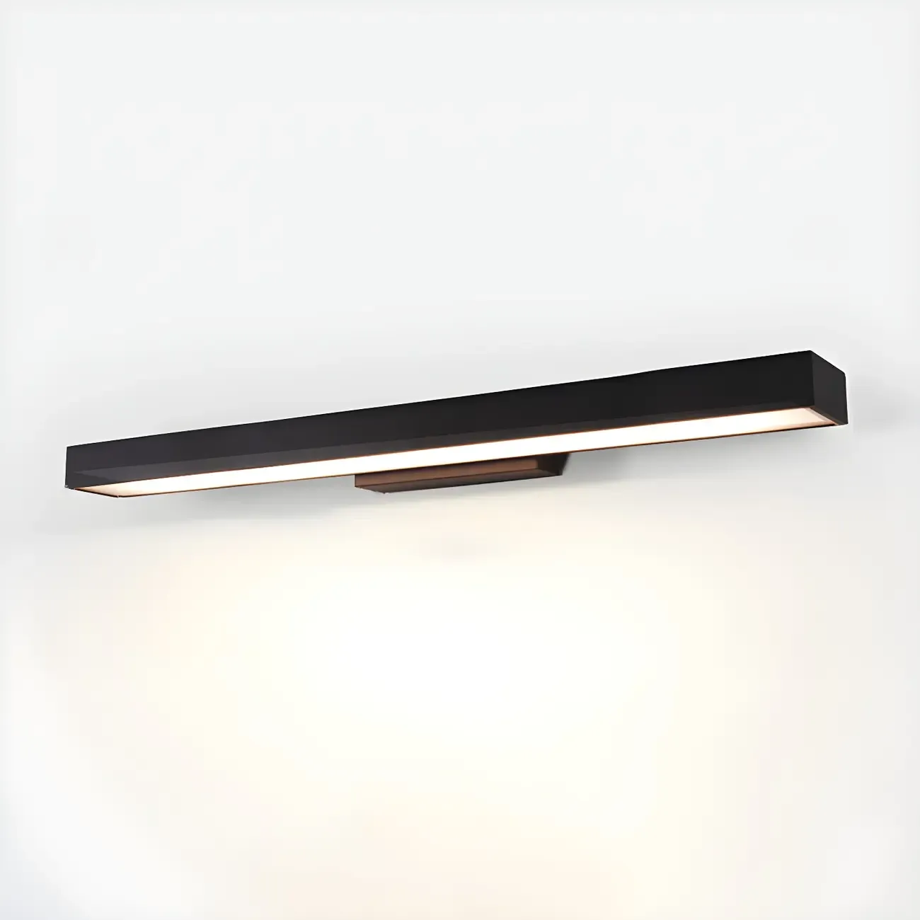Modern Black Geometric Outdoor Wall Sconce Image - 11