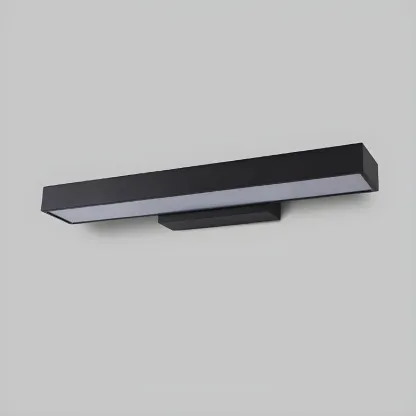Modern Black Geometric Outdoor Wall Sconce Image - 12
