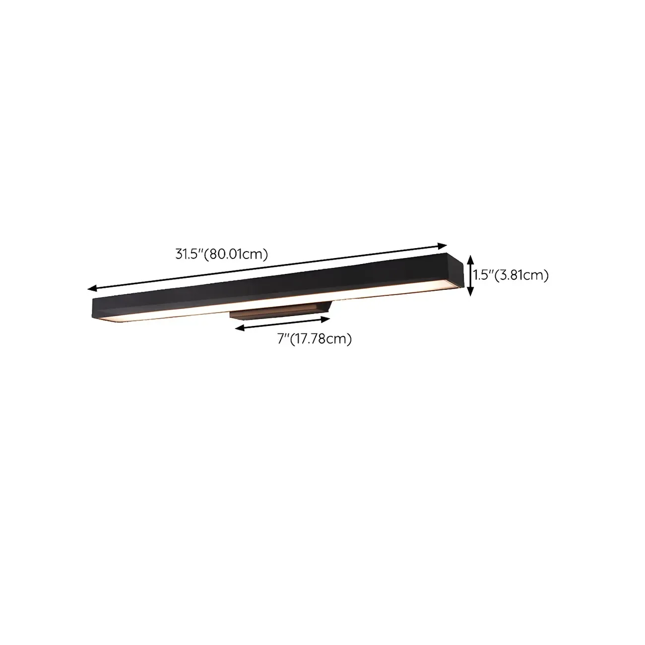 Modern Black Geometric Outdoor Wall Sconce Image - 15