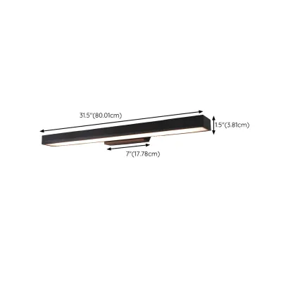 Modern Black Geometric Outdoor Wall Sconce Image - 15