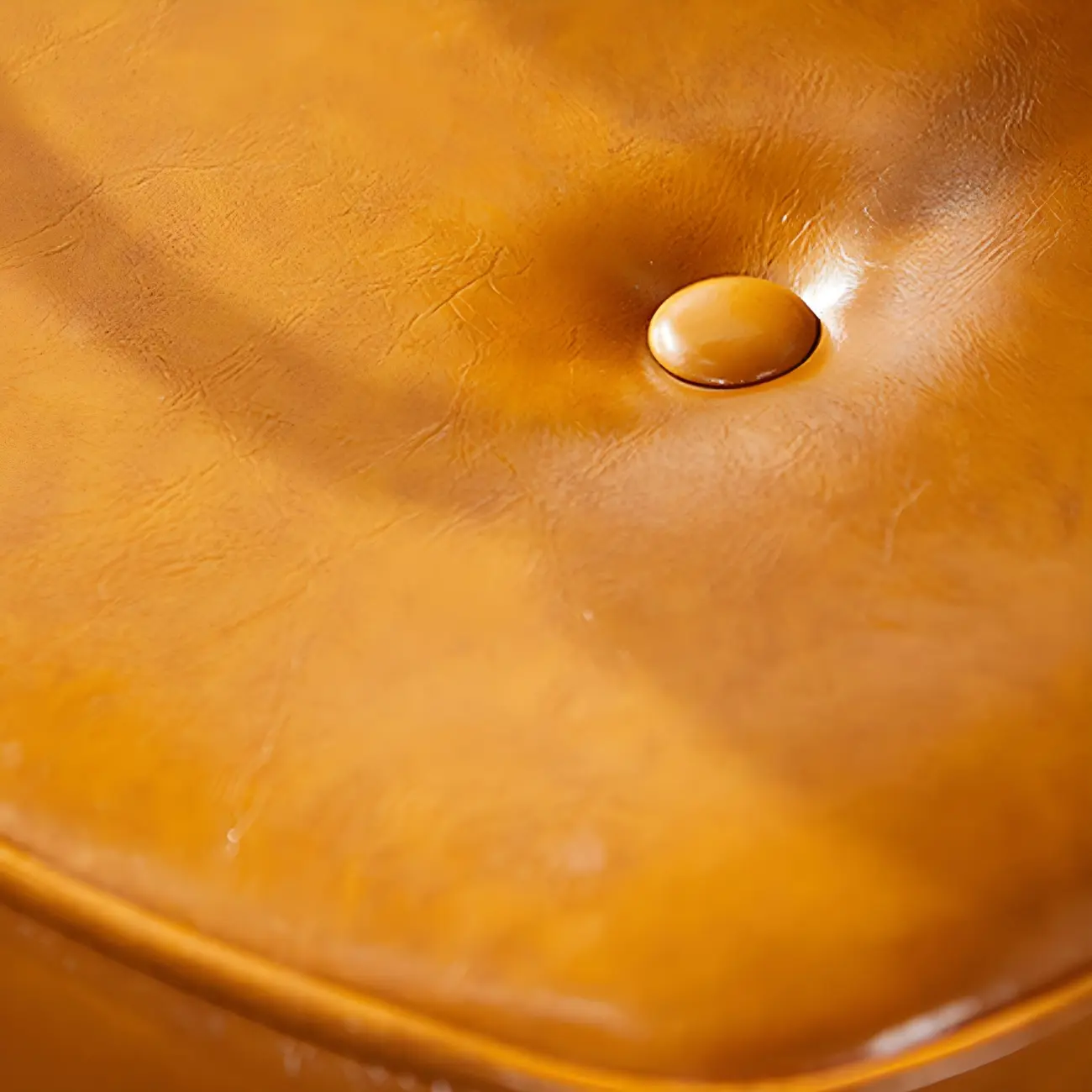 Industrial Leather Upholstered Height Adjustable Swivel Office Chair Image - 4 | homeyfad