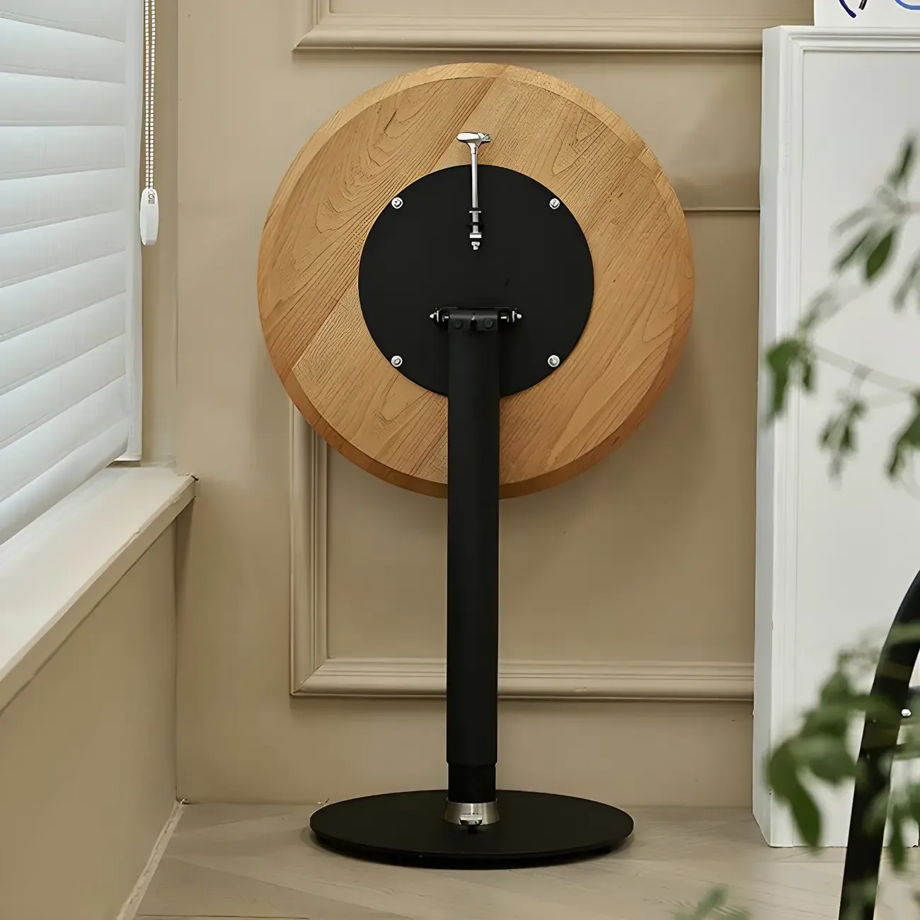 Modern Wood Adjustable Foldable Bar Table for Breakroom Image - 5