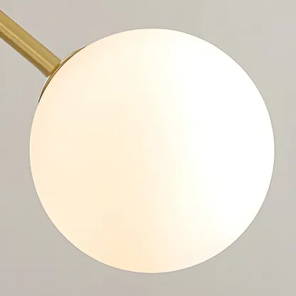 Black Glass Modern Linear Chandelier Light Image - 15