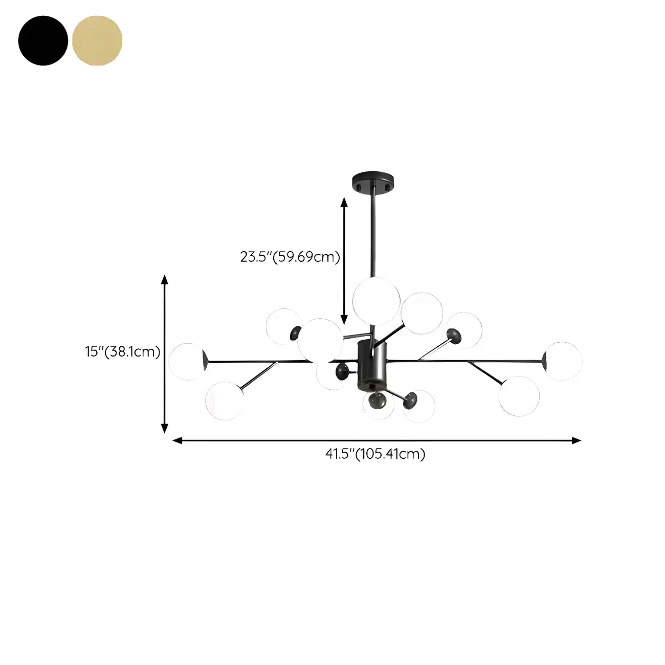 Black Glass Modern Linear Chandelier Light Image - 19 | homeyfad