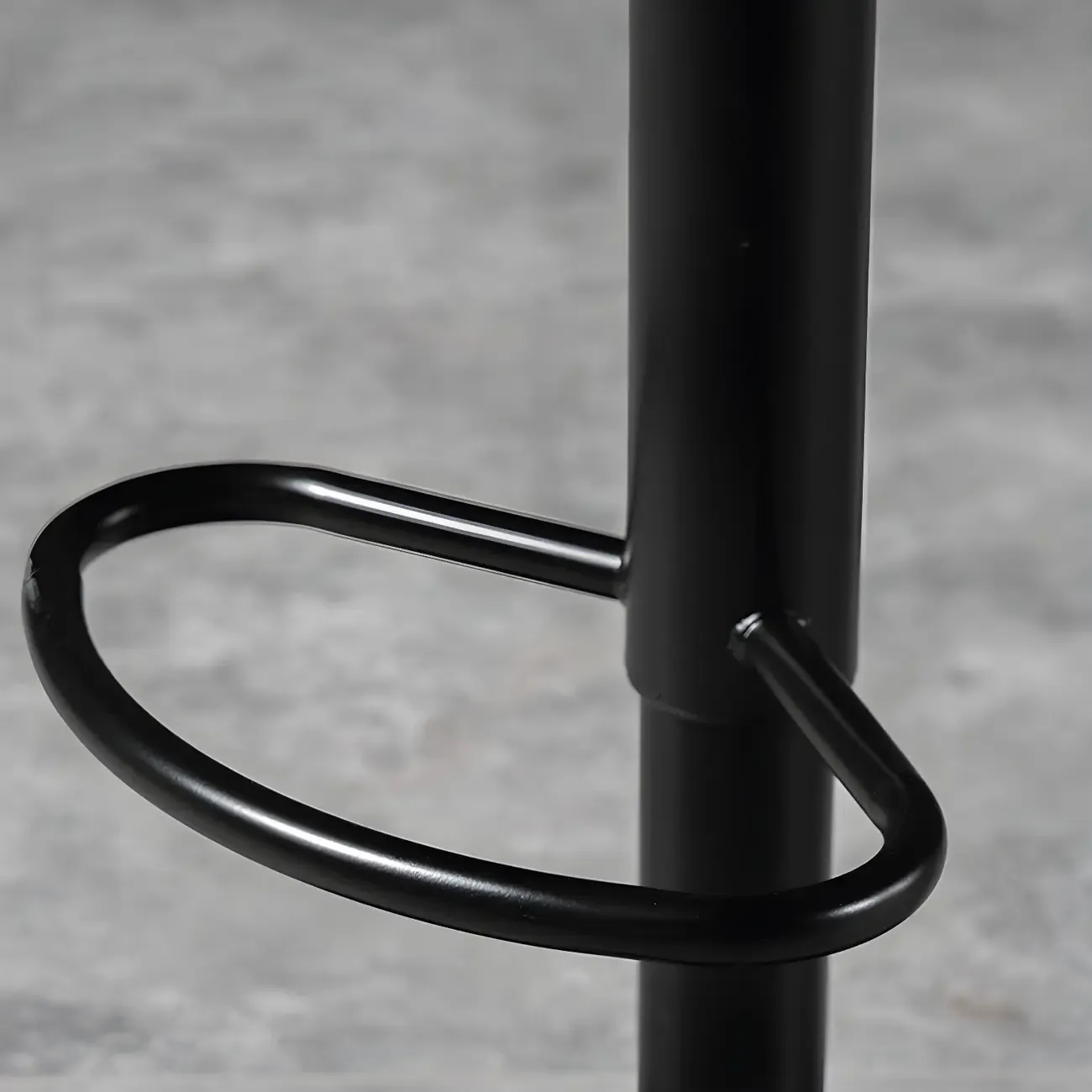 Vintage Leather Height-Adjustable Swivel Bar Stools with Footrest Image - 11