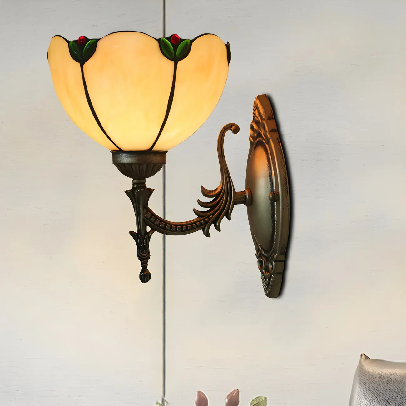 5 to 9 Inch Vintage Bronze Wall Lamp for Bedroom Lighting  | homeyfad