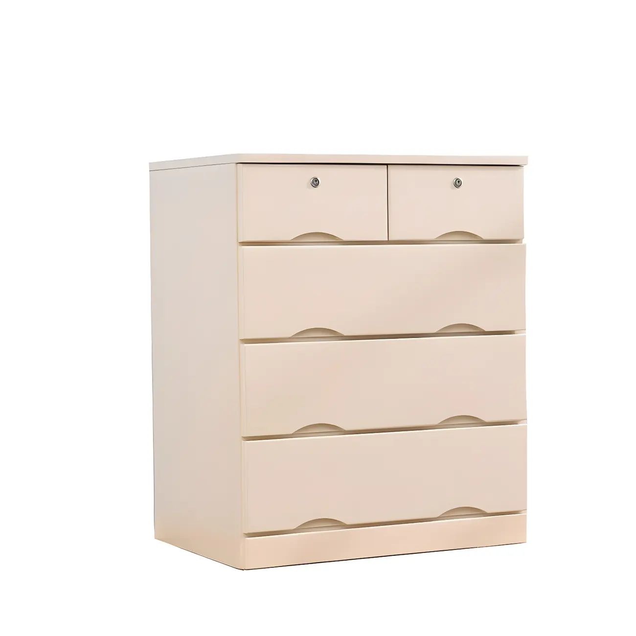 Stylish White Wooden Dressers with Soft Close Drawers Image - 7 | homeyfad