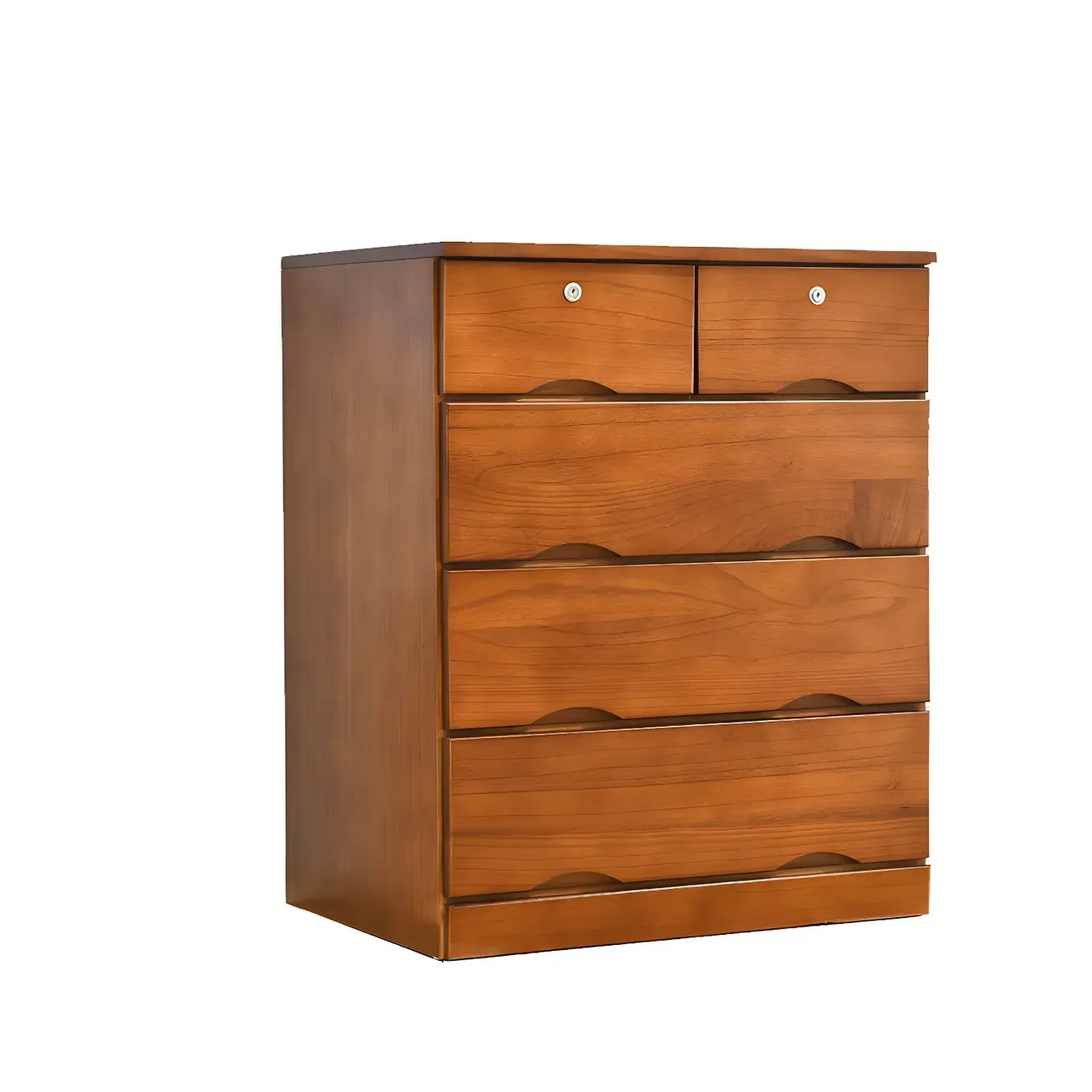 Stylish White Wooden Dressers with Soft Close Drawers Image - 22