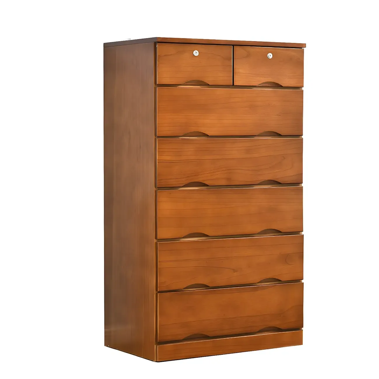 Stylish White Wooden Dressers with Soft Close Drawers Image - 23