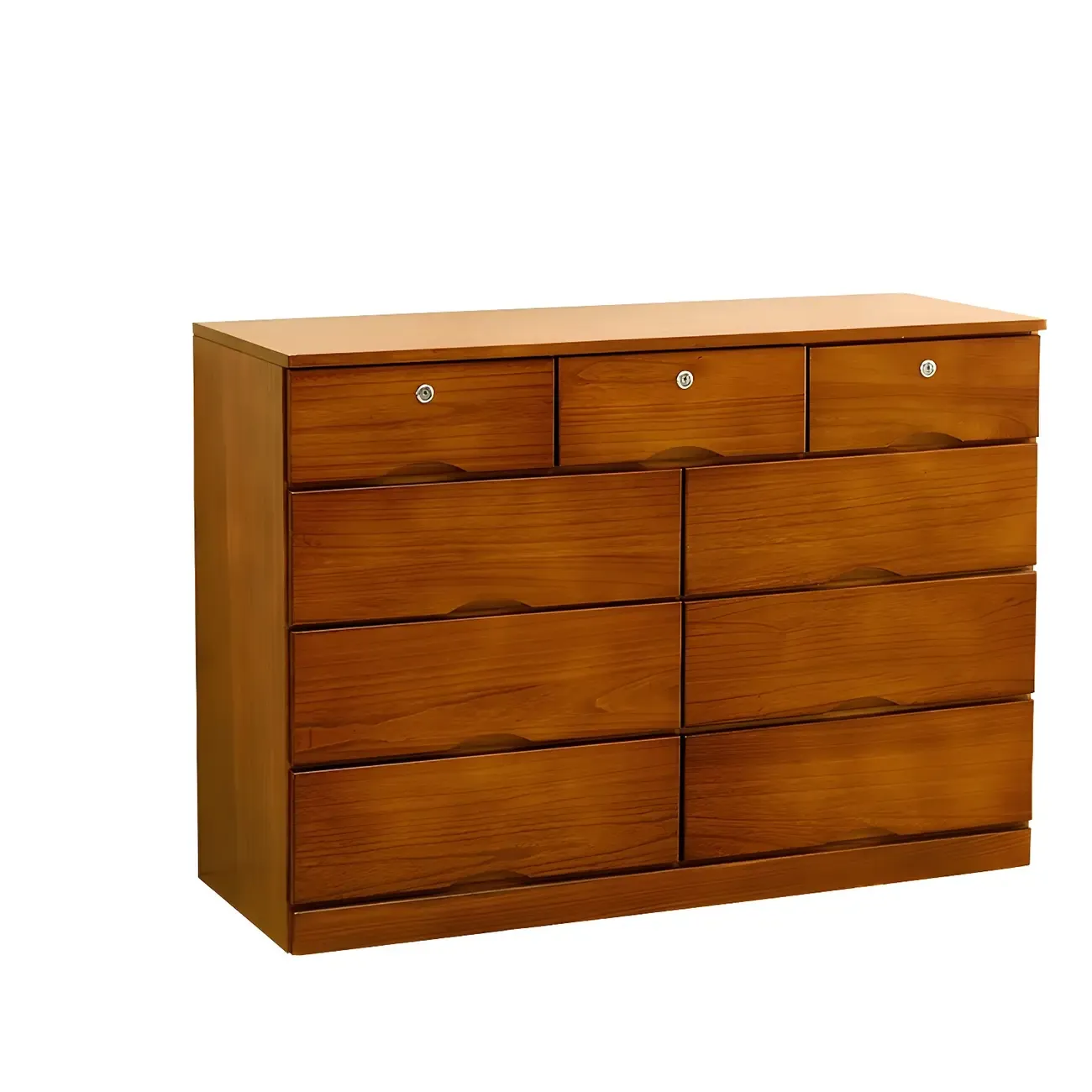 Stylish White Wooden Dressers with Soft Close Drawers Image - 25