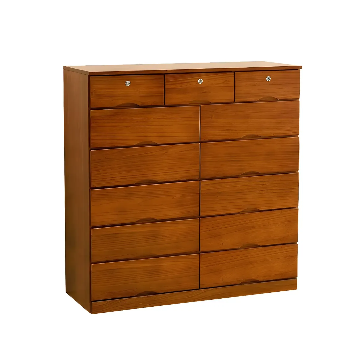 Stylish White Wooden Dressers with Soft Close Drawers Image - 26
