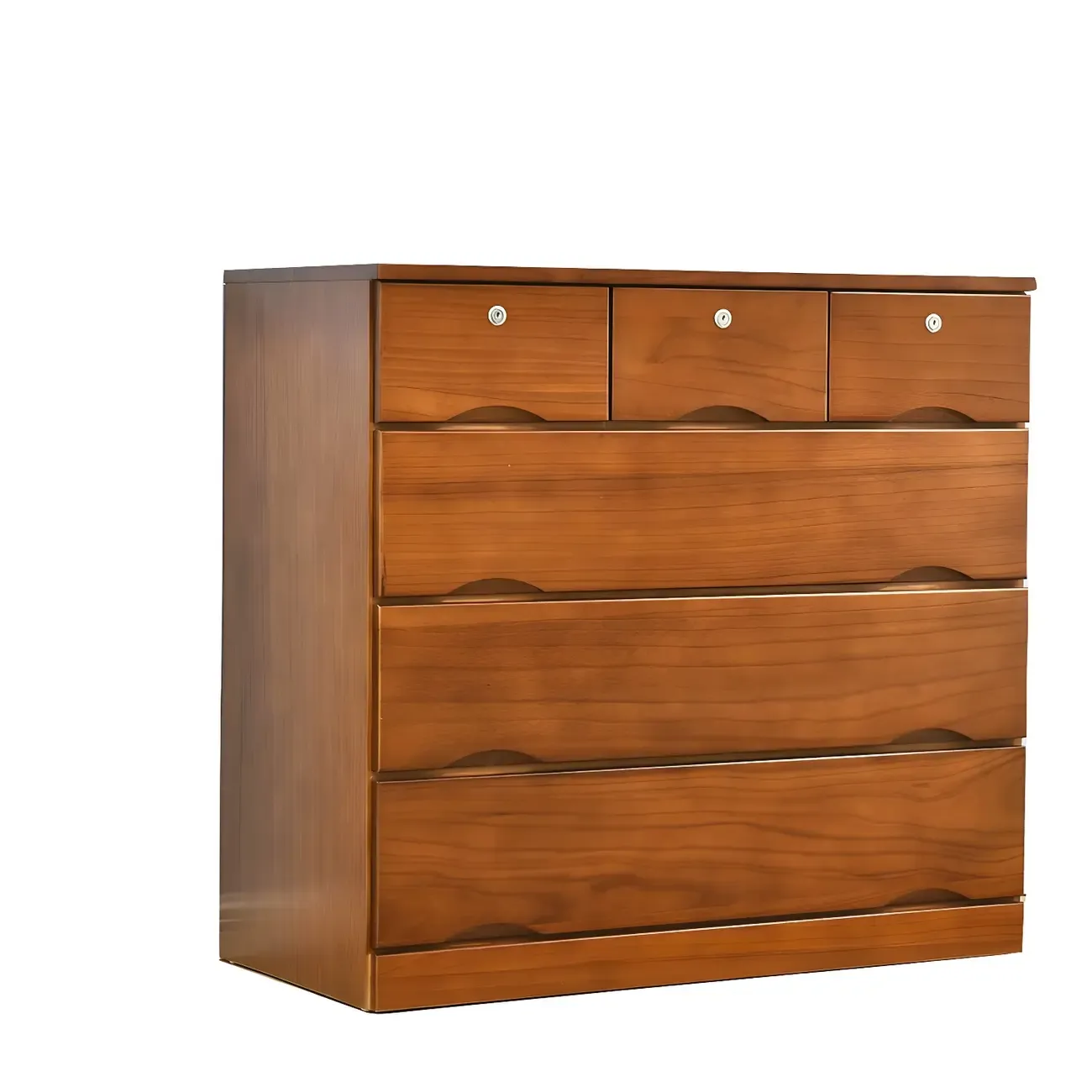 Stylish White Wooden Dressers with Soft Close Drawers Image - 27