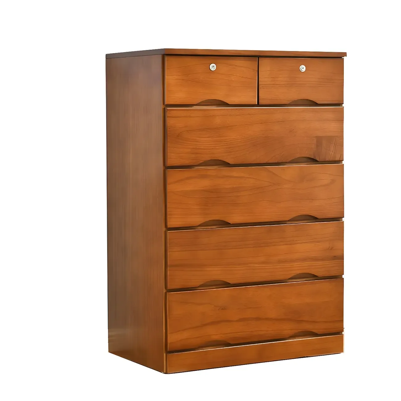 Stylish White Wooden Dressers with Soft Close Drawers Image - 28