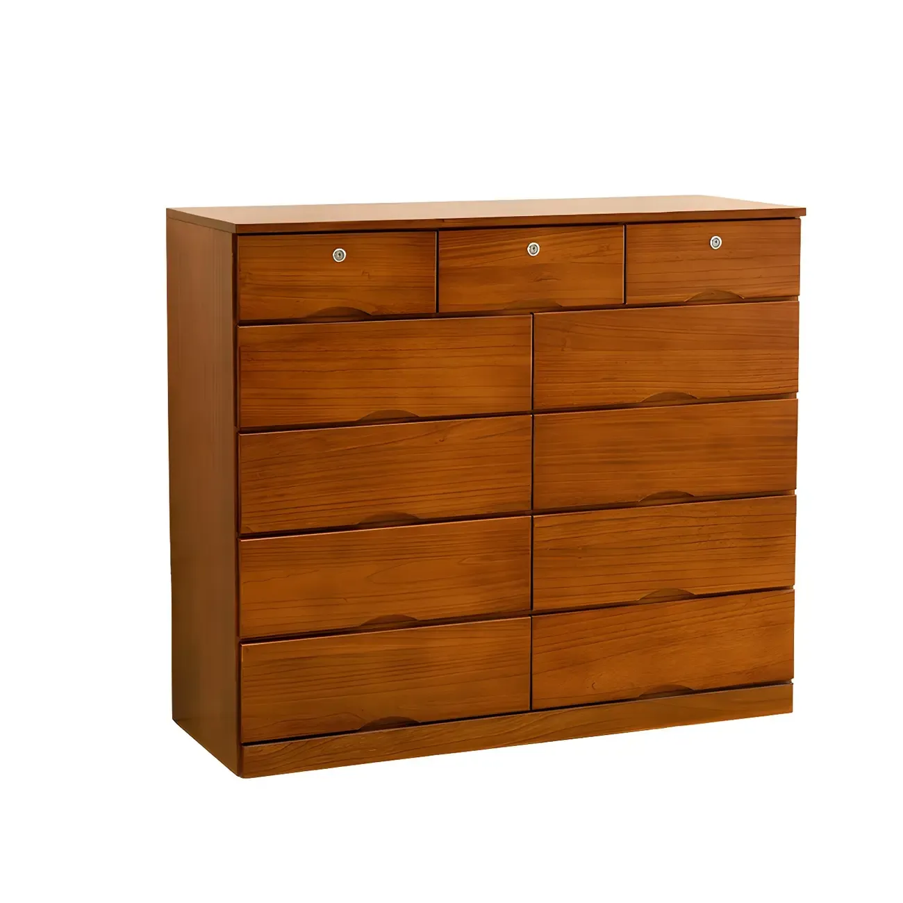 Stylish White Wooden Dressers with Soft Close Drawers Image - 30