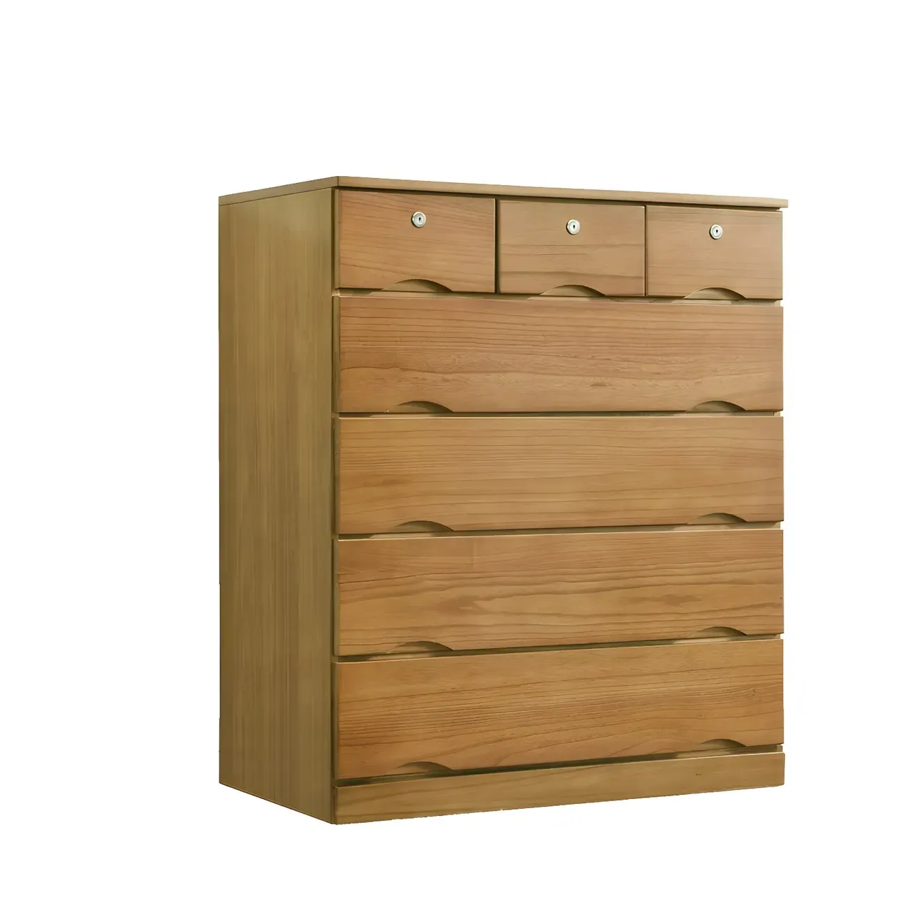 Stylish White Wooden Dressers with Soft Close Drawers Image - 31