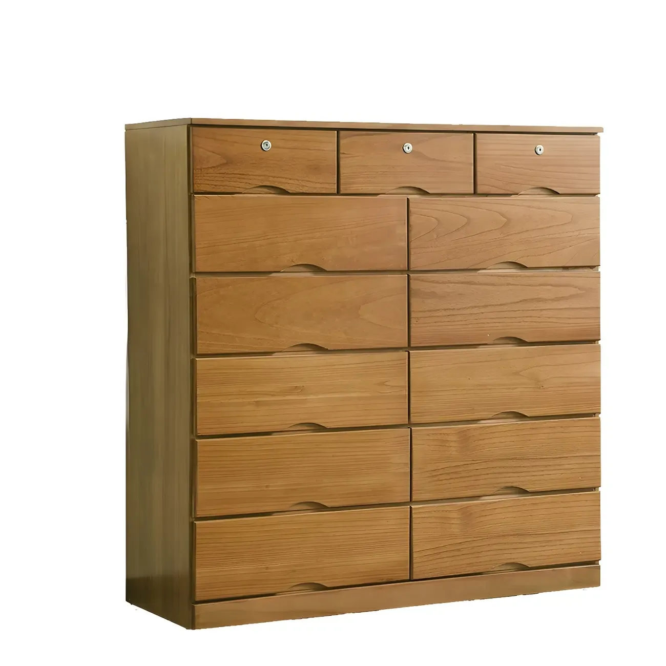 Stylish White Wooden Dressers with Soft Close Drawers Image - 33