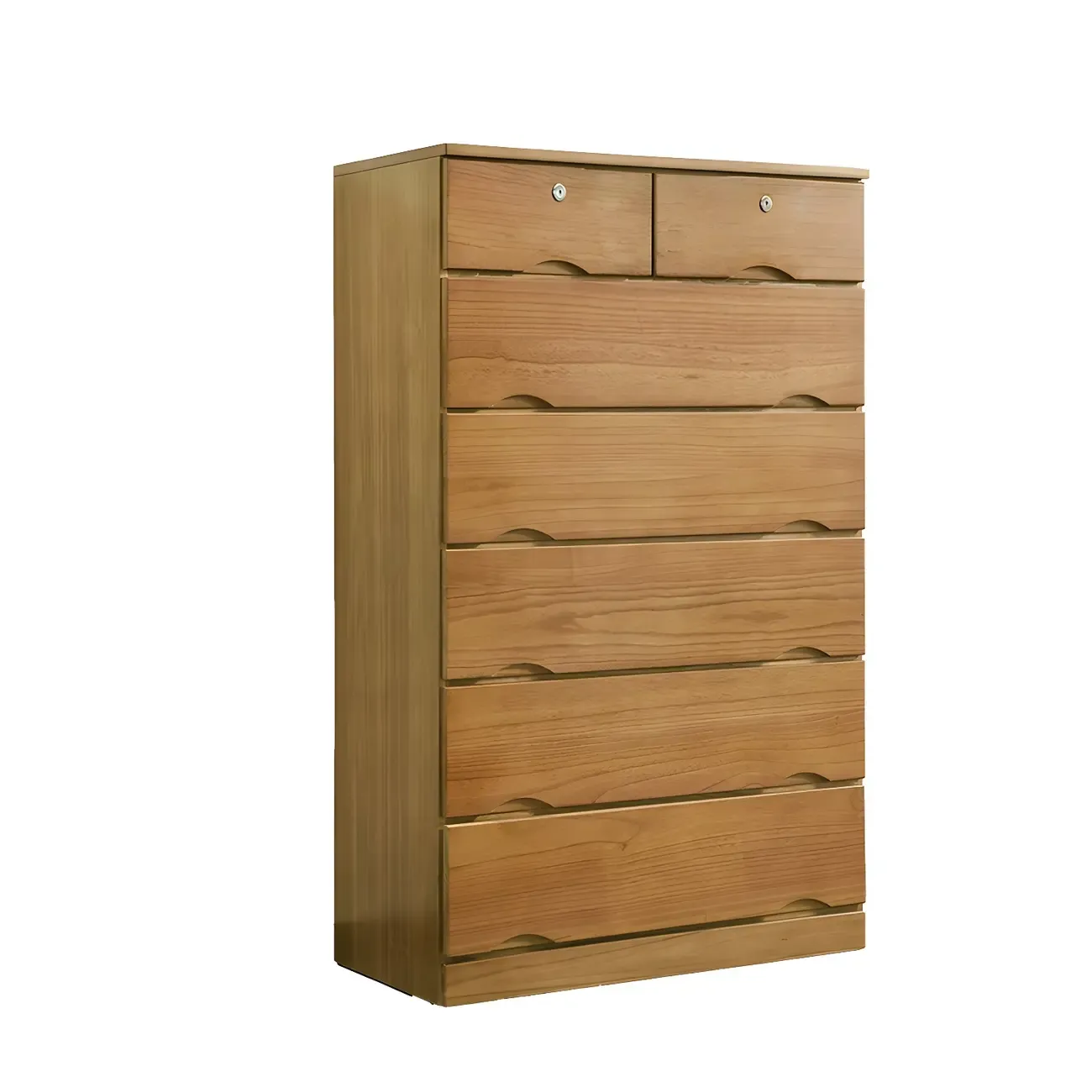 Stylish White Wooden Dressers with Soft Close Drawers Image - 34