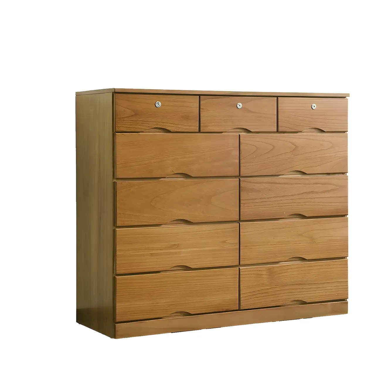 Stylish White Wooden Dressers with Soft Close Drawers Image - 36
