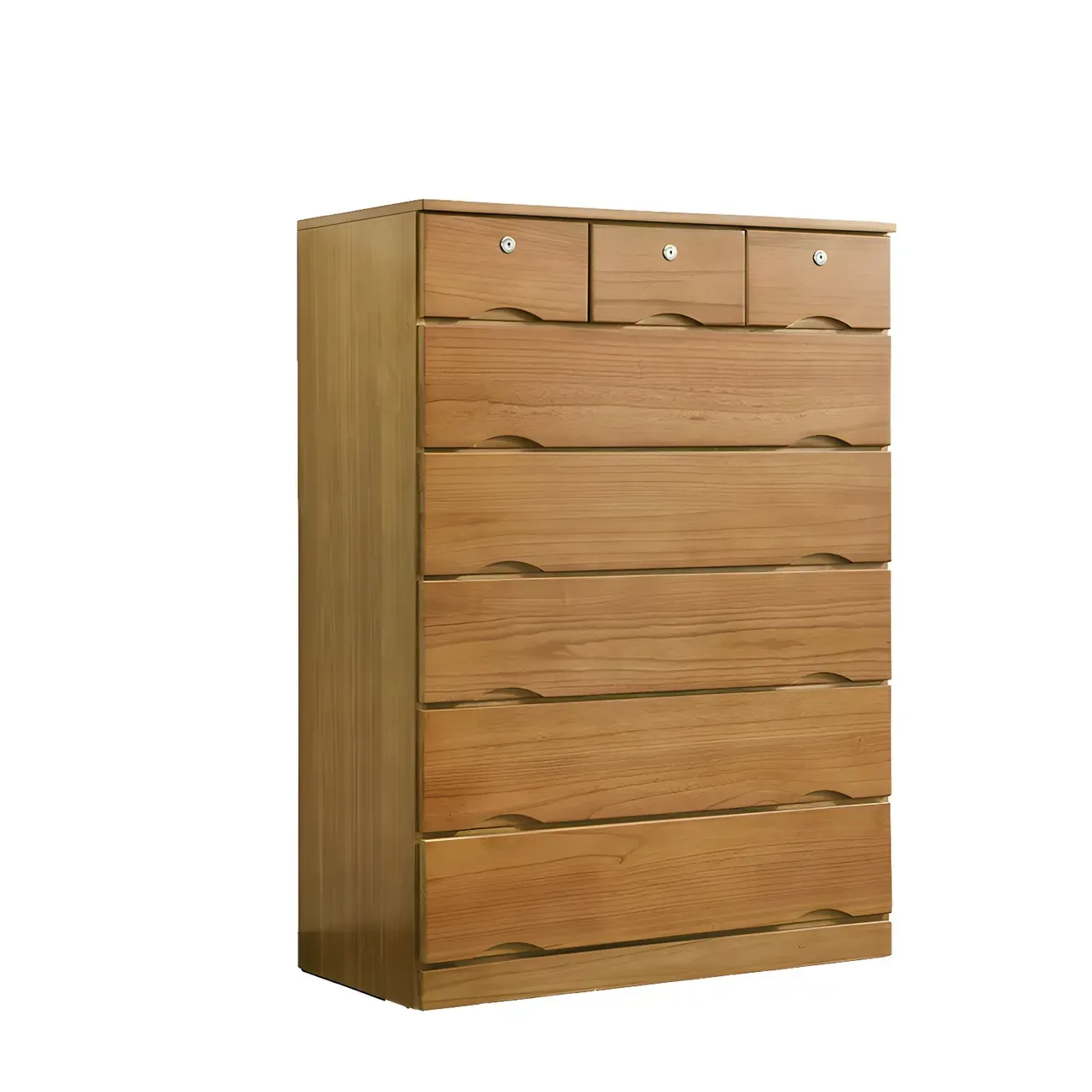 Stylish White Wooden Dressers with Soft Close Drawers Image - 37
