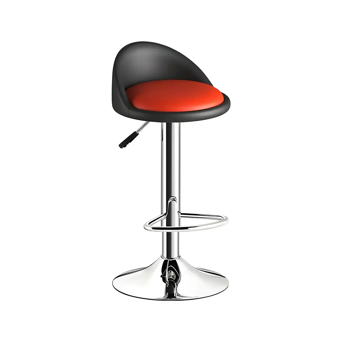Modern Metal Adjustable Swivel Bar Stools for Dining Room Image - 9