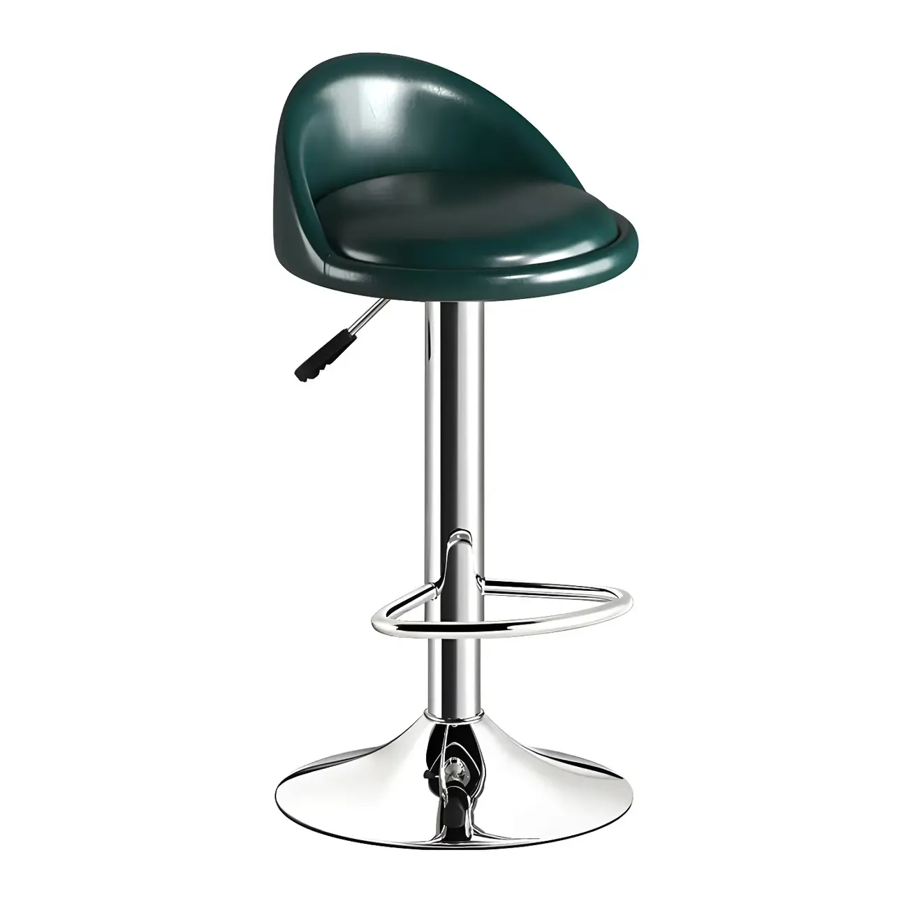Modern Metal Adjustable Swivel Bar Stools for Dining Room Image - 28