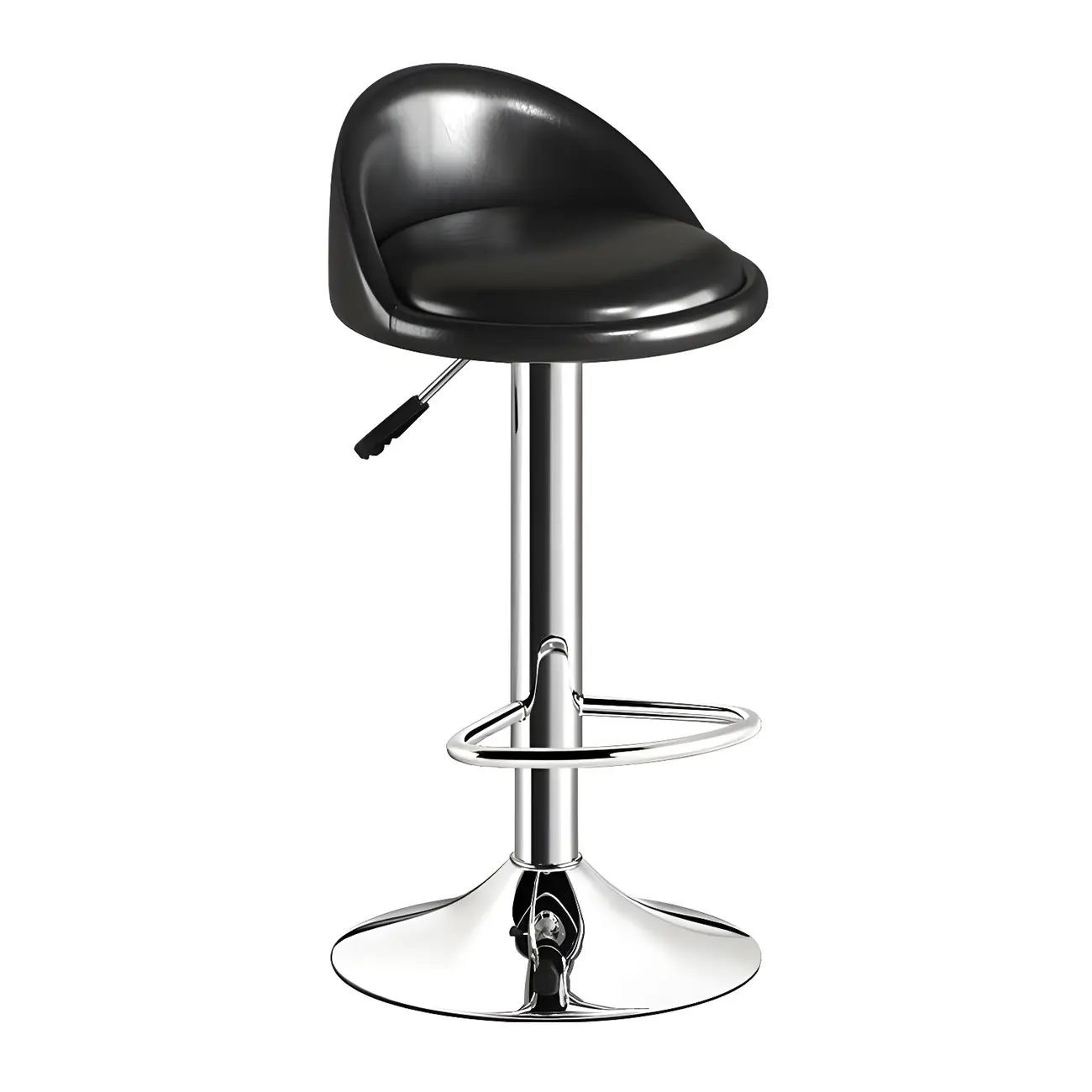 Modern Metal Adjustable Swivel Bar Stools for Dining Room Image - 33 | homeyfad