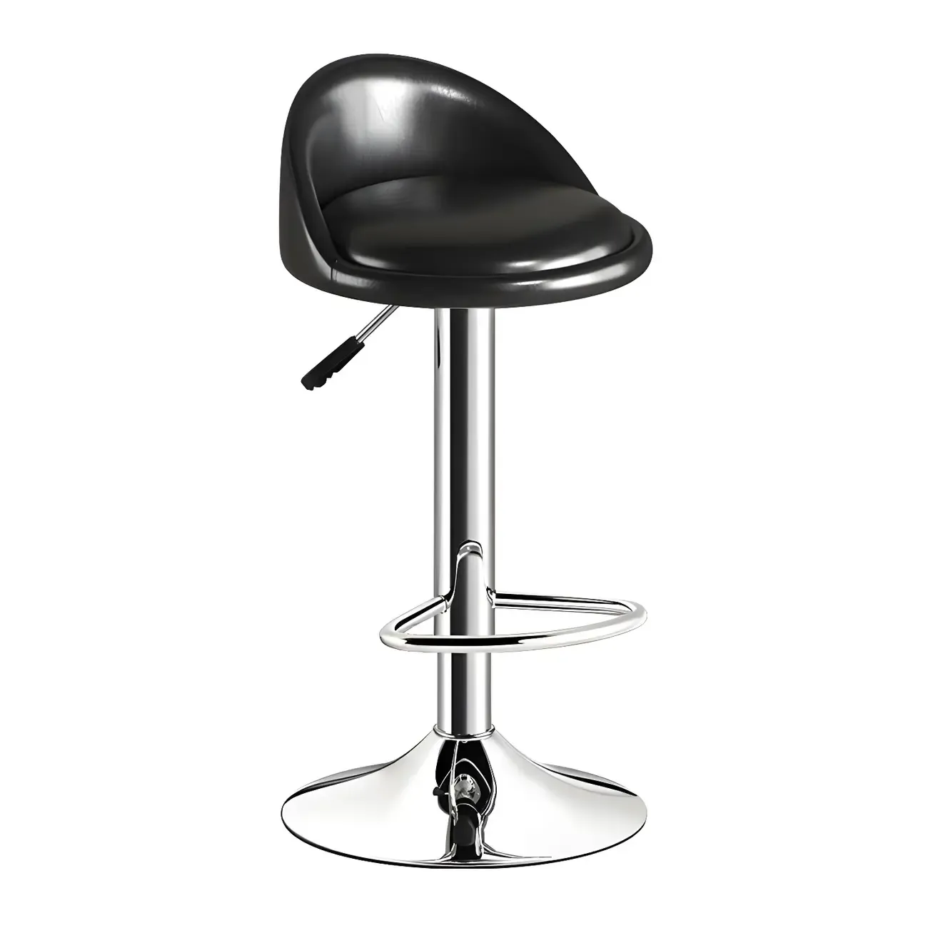 Modern Metal Adjustable Swivel Bar Stools for Dining Room Image - 33