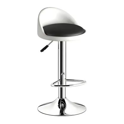 Modern Metal Adjustable Swivel Bar Stools for Dining Room Image - 38