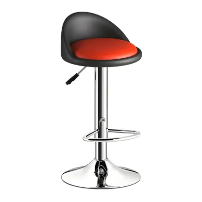 Modern Metal Adjustable Swivel Bar Stools for Dining Room Image - 43