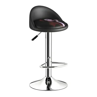 Modern Metal Adjustable Swivel Bar Stools for Dining Room Image - 48