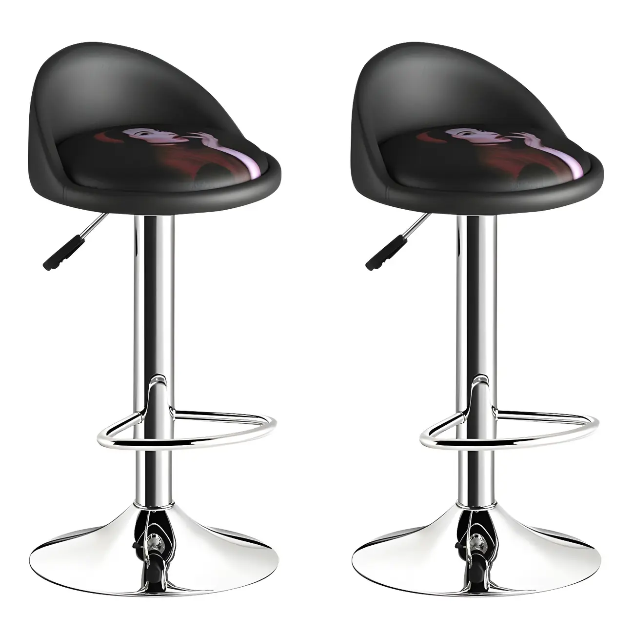 Modern Metal Adjustable Swivel Bar Stools for Dining Room Image - 49 | homeyfad