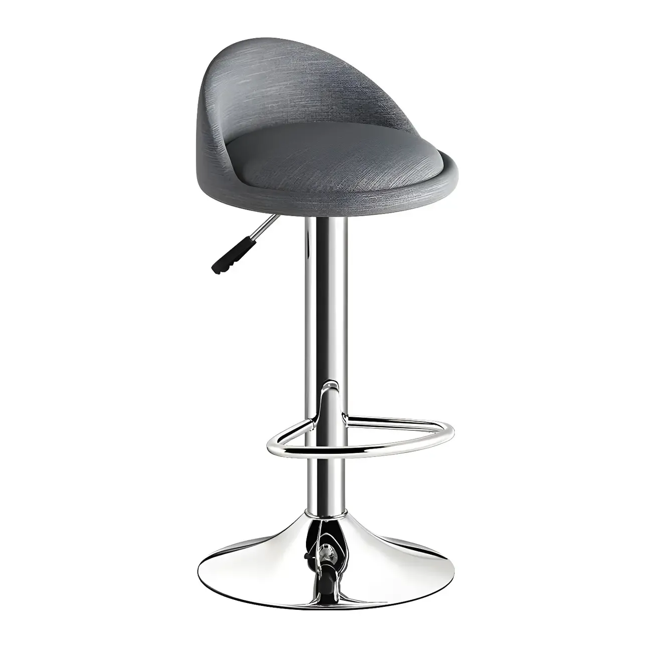 Modern Metal Adjustable Swivel Bar Stools for Dining Room Image - 53