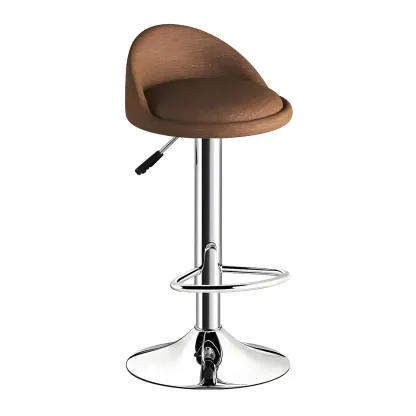 Modern Metal Adjustable Swivel Bar Stools for Dining Room Image - 58